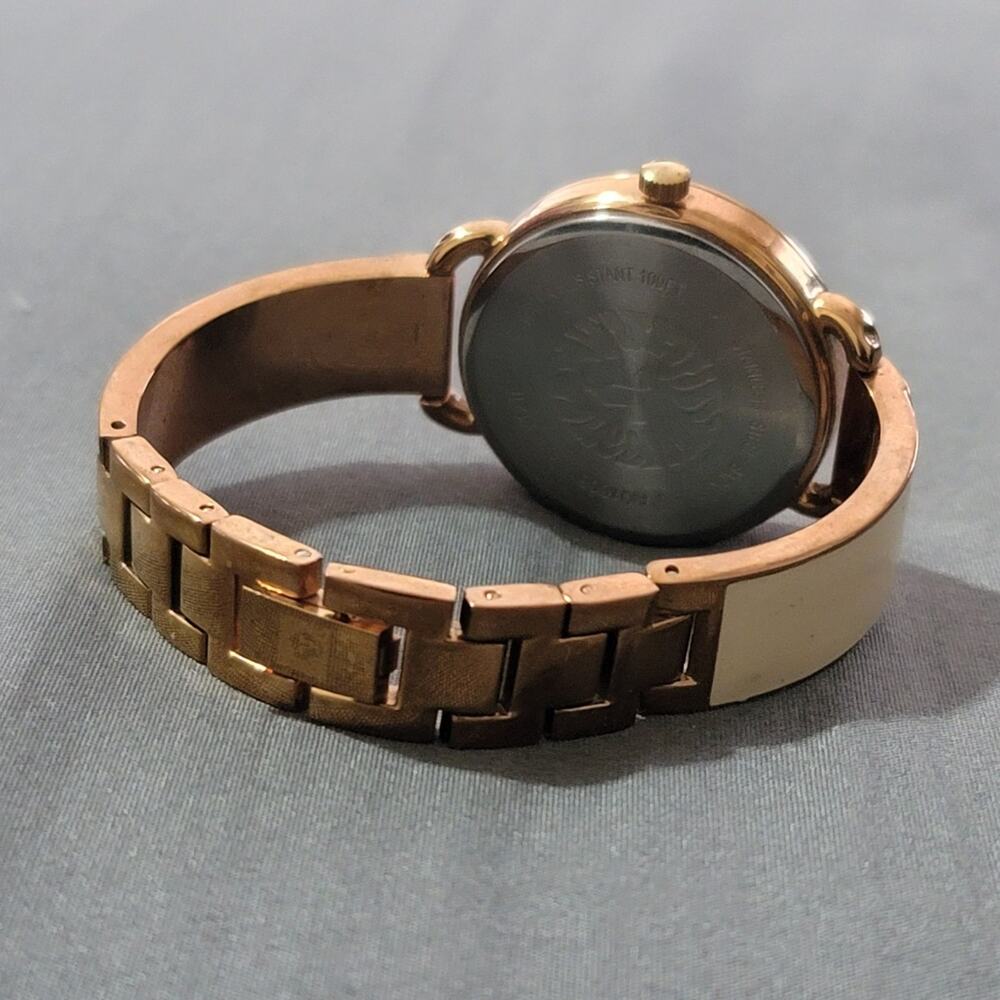 Anne Klein Ceramic Rose Gold Watch - Picture 6 of 7